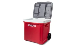 Koelbox Igloo Latitude 60 Roller Red 2021 -Kampeeruitrusting 00034749 o1