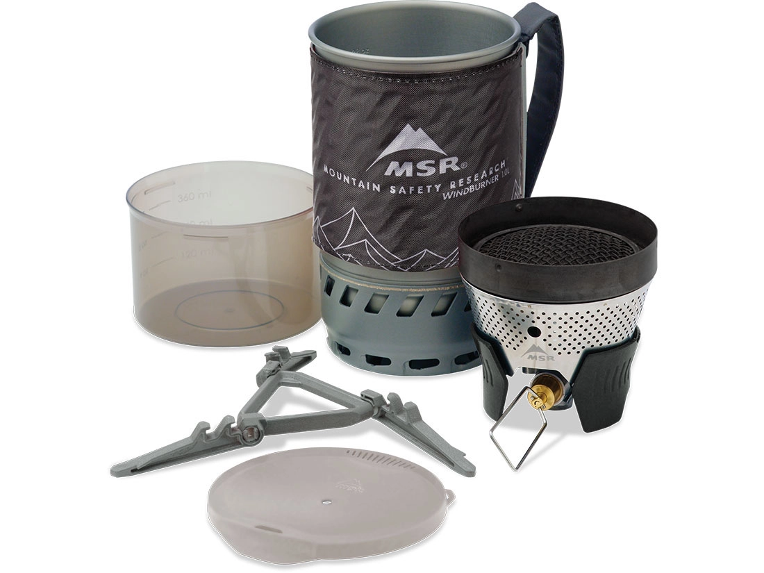 Gasstel MSR WindBurner Personal Stove System Black 1L (5-Delig) 1 Gasstel MSR WindBurner Personal Stove System Black 1L (5-Delig)