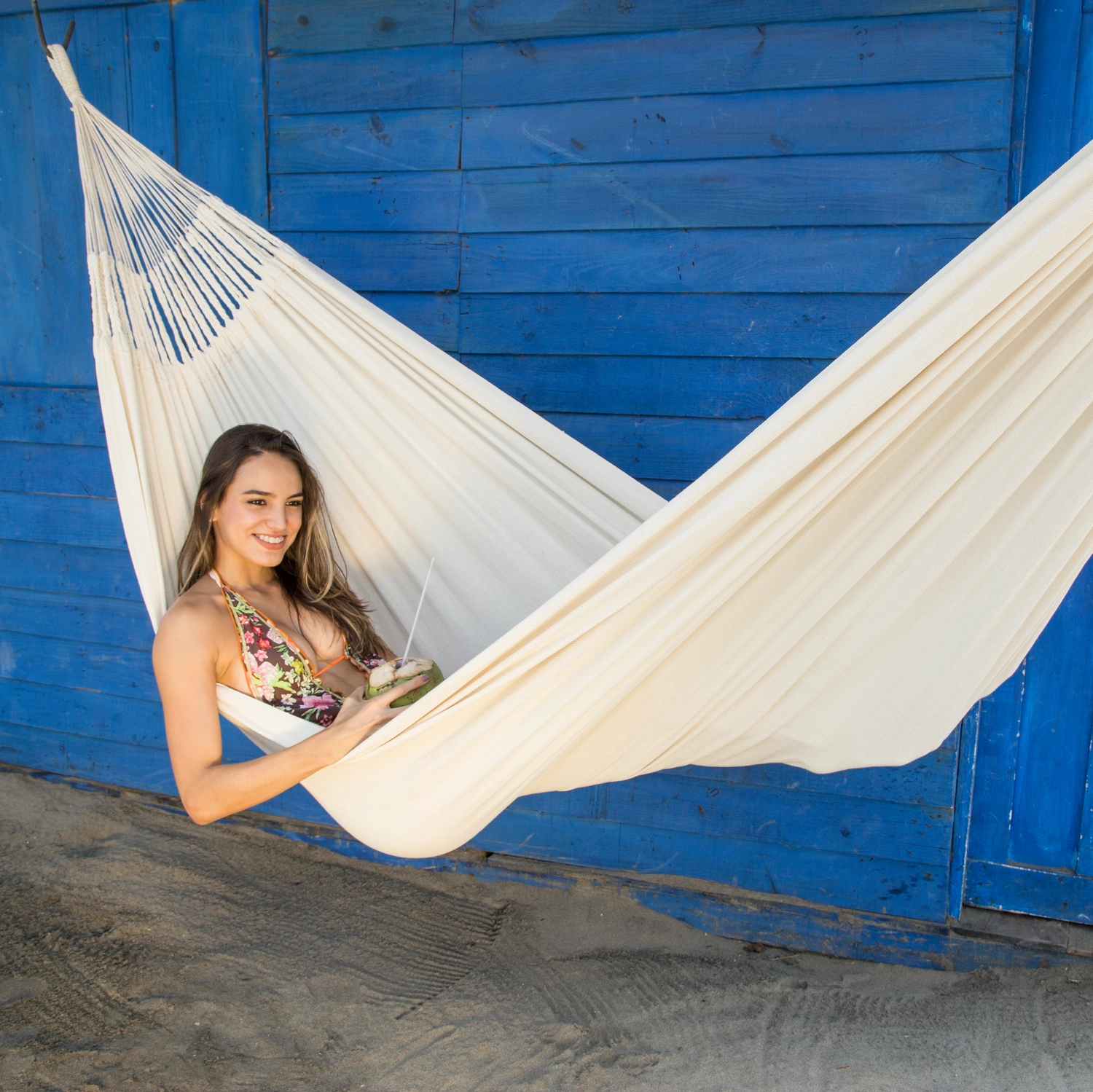 Hangmat Tropilex Single Classic White 2 Hangmat Tropilex Single Classic White - Afbeelding 2