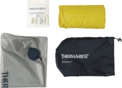 Slaapmat Thermarest NeoAir Xlite Lemon Curry Regular Wide -Kampeeruitrusting 13213 thermarest neoair xlite lemoncurry regular contents 2
