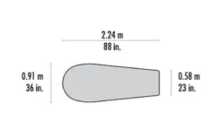Bivakzak MSR Advance Pro Bivy Oranje -Kampeeruitrusting 3 10830 2019 msr probivy floorplan