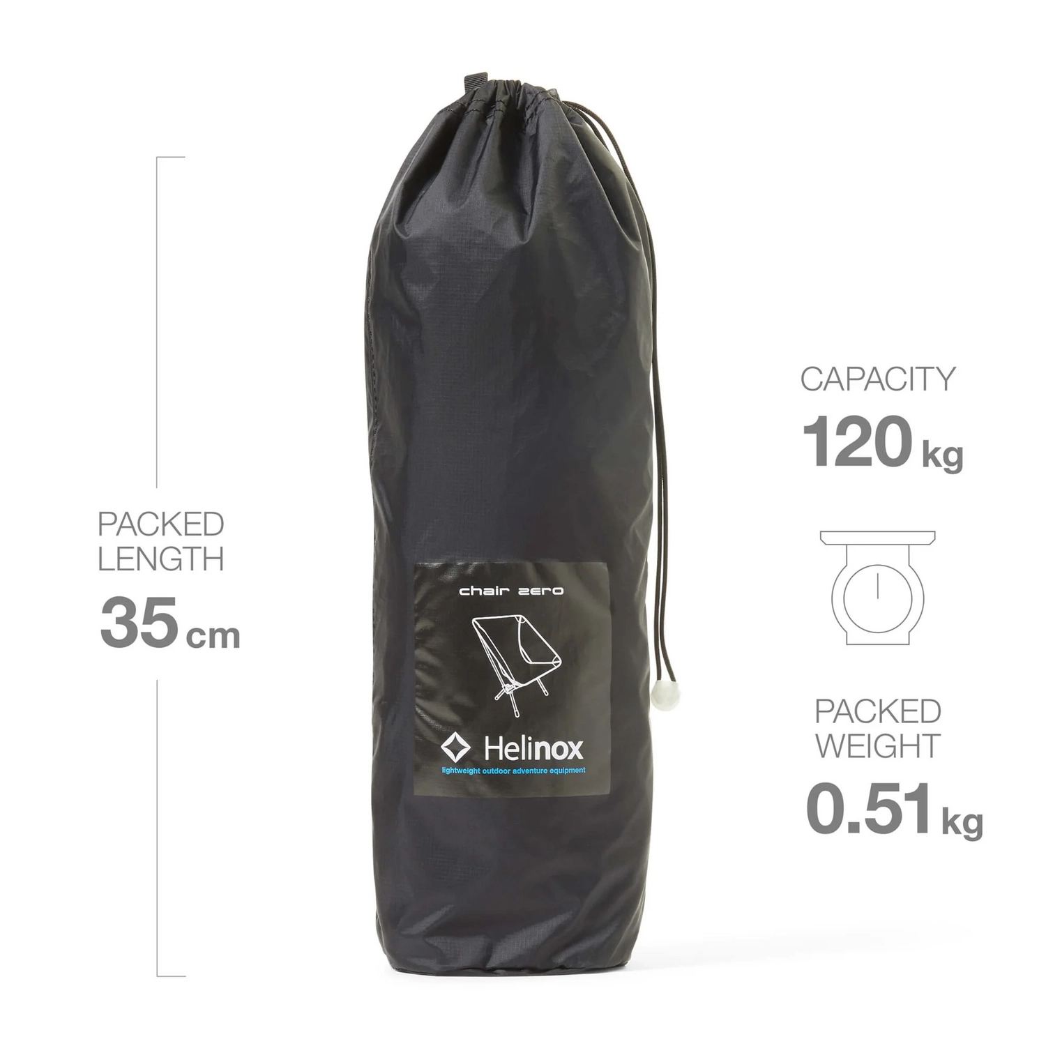 Campingstoel Helinox Chair Zero White 3 Campingstoel Helinox Chair Zero White - Afbeelding 3