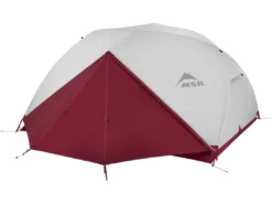 Tent MSR Elixir 3 Tent Gray V2 -Kampeeruitrusting 4 10312 msr elixir 3 grey rain door closed