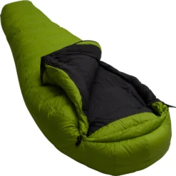 Slaapzak Lowland K2 Expedition Lime -Kampeeruitrusting 4 sizedk2 groen geopend