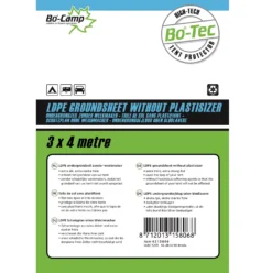 Grondzeil Bo-Camp Transparant (3 X 4 M)