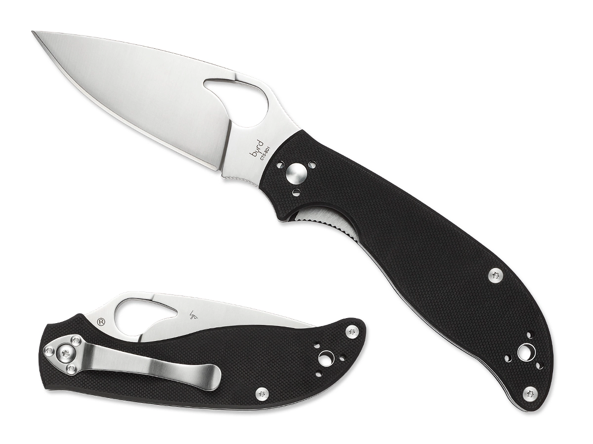 Vouwmes Spyderco Byrd Raven 2 1 Vouwmes Spyderco Byrd Raven 2