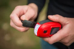 Zaklamp Rubytec Kao XL Swing Solar Red -Kampeeruitrusting 6 6 8