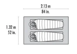 Tent MSR Thru-Hiker Mesh House 2 V2 Rood -Kampeeruitrusting 7 10823 msr mesh house 2 floor plan1