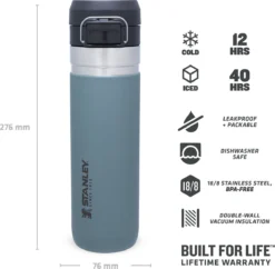 Thermosbeker Stanley The Quick Flip Shale 0,7L 14 Thermosbeker Stanley The Quick Flip Shale 0,7L -Kampeeruitrusting 7 quickflip shale07b