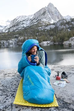 Slaapzak Thermarest Space Cowboy 45F/7C Long Celestial -Kampeeruitrusting 8 2022 thermarest sierranevada california patitucci 0190 2