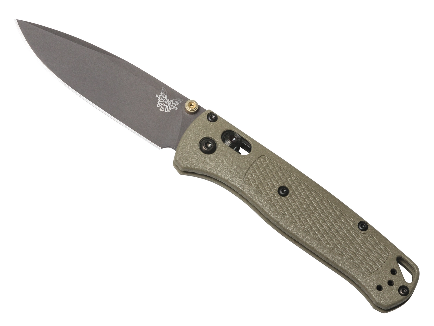 Vouwmes Benchmade Bugout Gray Blade/Green Handle 1 Vouwmes Benchmade Bugout Gray Blade/Green Handle