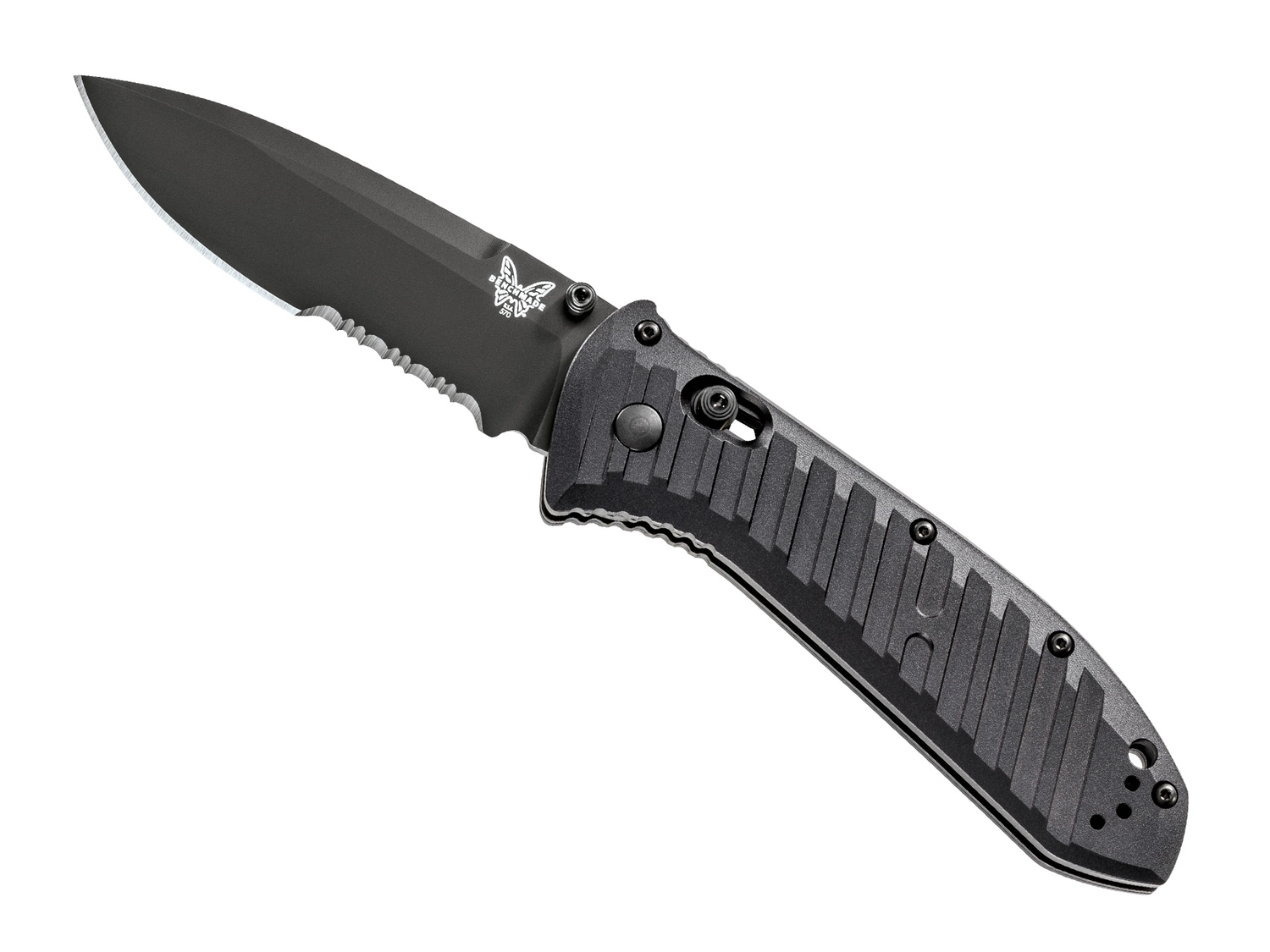 Vouwmes Benchmade Presidio II Black Serrated 1 Vouwmes Benchmade Presidio II Black Serrated