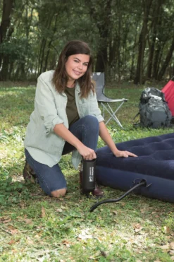 Luchtbed Pavillo Flocked Blue Queen 17 Luchtbed Pavillo Flocked Blue Queen -Kampeeruitrusting Bestway 67003 INT 2