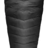 Slaapzak Grüezi Biopod Down Hybrid Ice Extreme 190 Wide Dark Asphalt