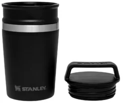 Thermosbeker Stanley The Shortstack Matte Black 0,23L -Kampeeruitrusting Large JPG The20Adventure20Shortstack20Travel20Mug208oz20Matte20Black 5
