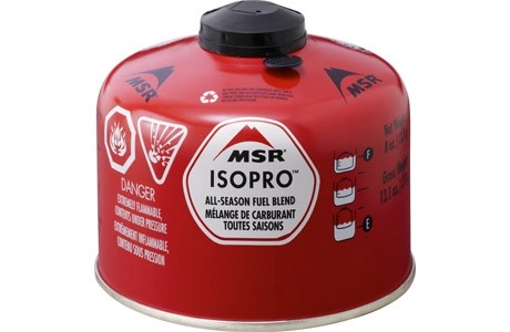 Gasfles MSR IsoPro Canister Europe 227g 1 Gasfles MSR IsoPro Canister Europe 227g