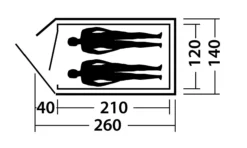 Tent Easy Camp Meteor 200 Blauw -Kampeeruitrusting Meteor20x2 1