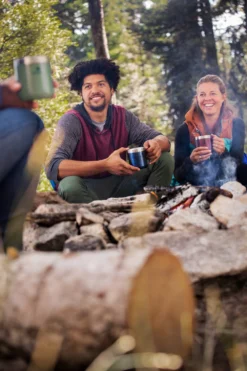 Thermosbeker Stanley The Legendary Camp Mug Matte Black 0,35L -Kampeeruitrusting Stanley Montana AW Campground 2498 1