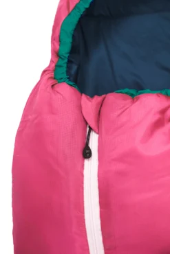 Slaapzak Grüezi Biopod Wolle Kids World Traveller Claret Red -Kampeeruitrusting gruezi bag kinderschlafsack biopod wolle kids world traveller claret red 6101 detail07