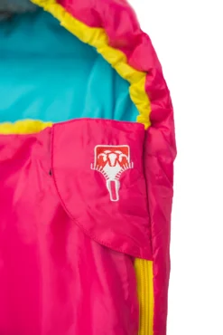 Slaapzak Grüezi Kids Grow Colorful Rose Rose -Kampeeruitrusting gruezi bag kinderschlafsack kids grow colorful rose 6161 detail07