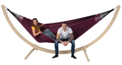 Hangmat Tropilex Family Black Edition Rose -Kampeeruitrusting hammock black edition rose 50