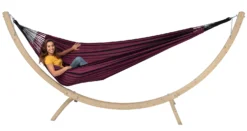Hangmat Tropilex Family Black Edition Rose -Kampeeruitrusting hammock black edition rose 55