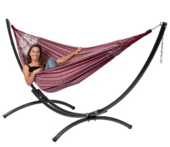 Hangmat Tropilex Double Comfort Bordeaux 14 Hangmat Tropilex Double Comfort Bordeaux -Kampeeruitrusting hammock comfort bordeaux 50