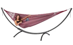 Hangmat Tropilex Double Comfort Bordeaux 16 Hangmat Tropilex Double Comfort Bordeaux -Kampeeruitrusting hammock comfort bordeaux 52