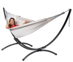 Hangmat Tropilex Double Comfort Pearl -Kampeeruitrusting hammock comfort pearl 50
