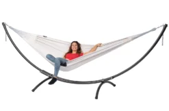 Hangmat Tropilex Double Comfort Pearl -Kampeeruitrusting hammock comfort pearl 52