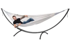 Hangmat Tropilex Double Comfort Pearl -Kampeeruitrusting hammock comfort pearl 53