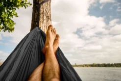 Hangmat Tropilex Travel Single Mosquito Black -Kampeeruitrusting hammock mosquito black 04