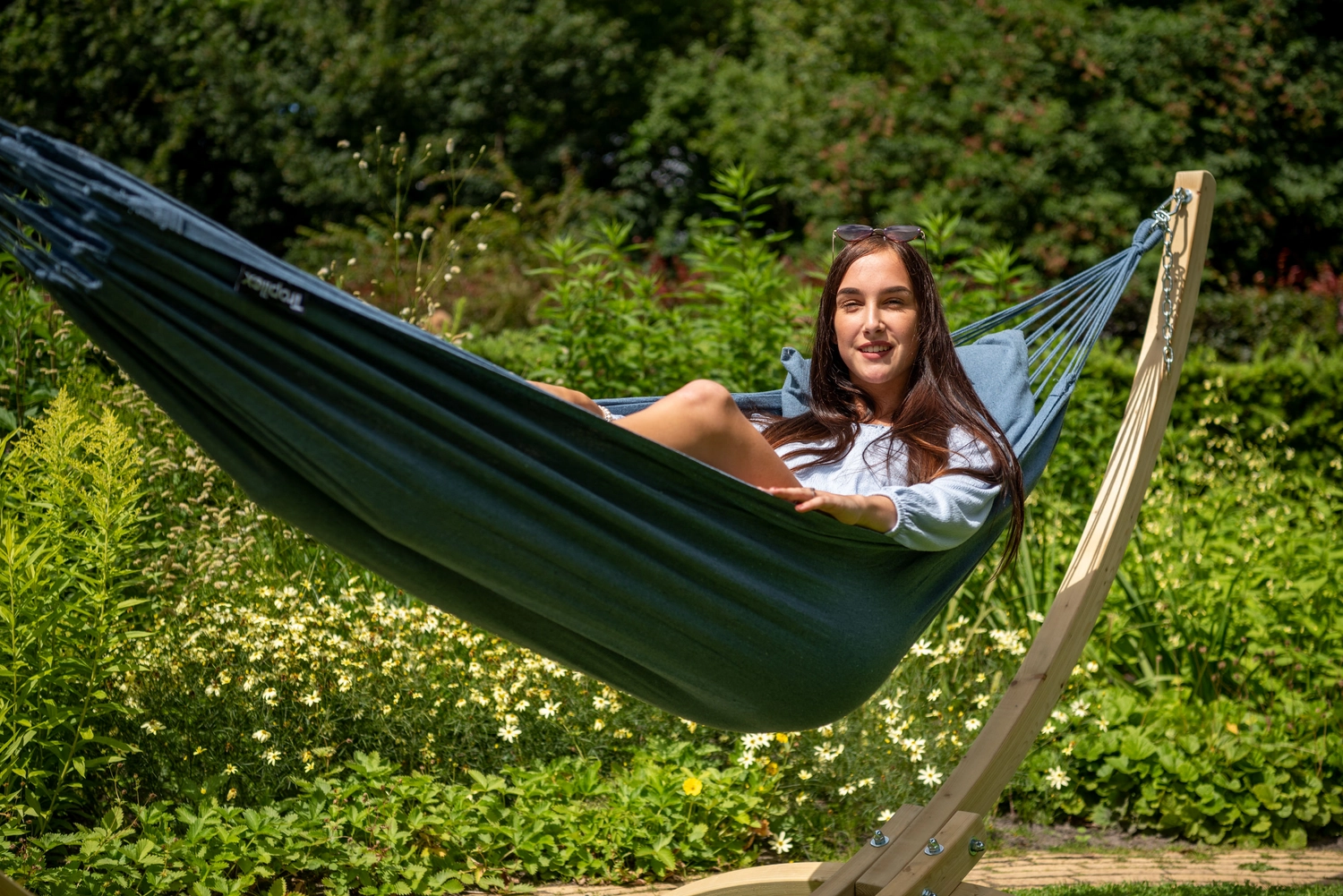 Hangmat Tropilex Single Plain Jeans 6 Hangmat Tropilex Single Plain Jeans - Afbeelding 6