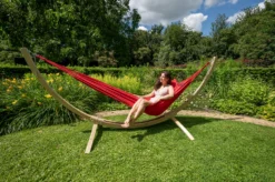 Hangmat Tropilex Single Plain Red 11 Hangmat Tropilex Single Plain Red -Kampeeruitrusting hammock plain red 132